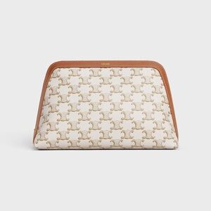 Celine Large Cosmetic Pouch Triomphe